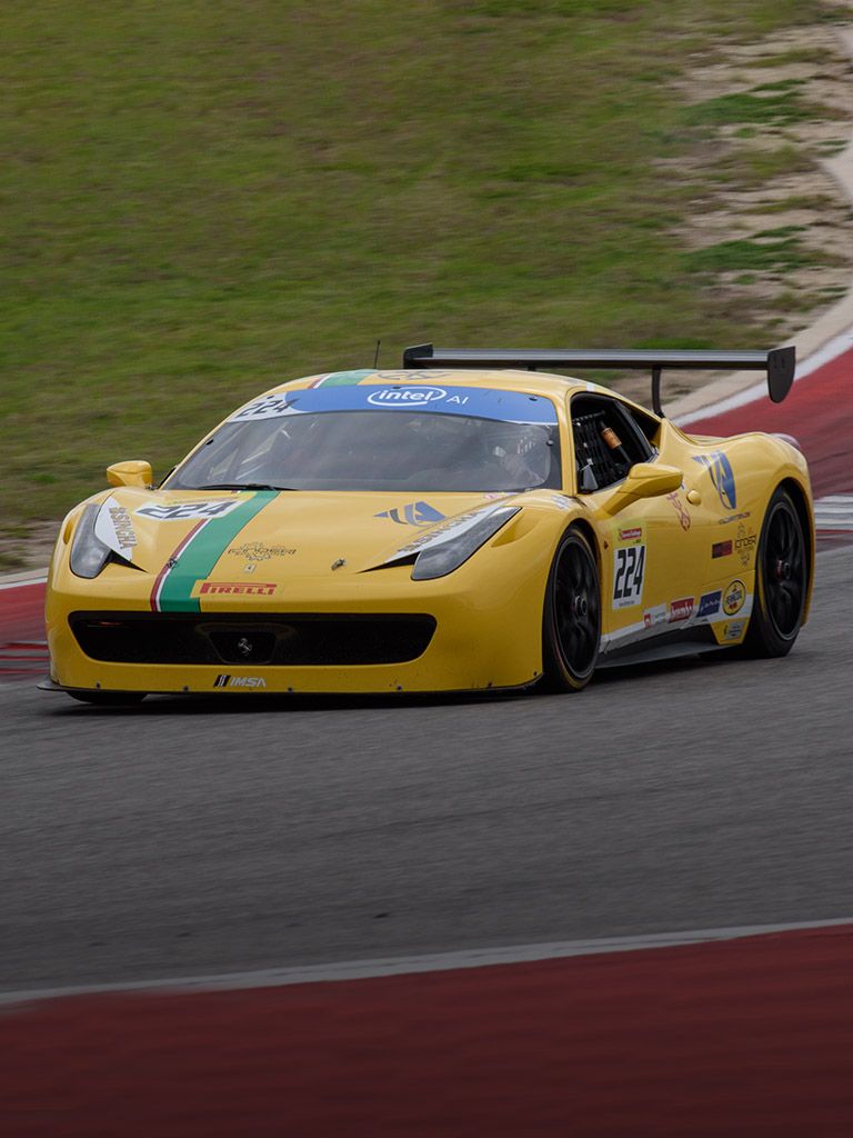 Trevor Baek driver in Ferrari Challenge NA - USA