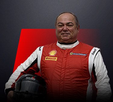 Tony Abbott driver in Ferrari Challenge NA - USA