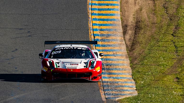 Pole position for Ferrari in the AM class at Sonoma