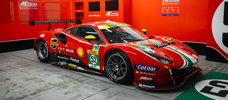 Ferrari 488 GTE - Livrea AF Corse 2021