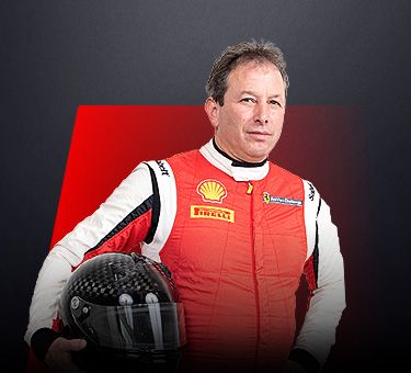 Kevan Millstein, driver in Ferrari Challenge NA - USA.