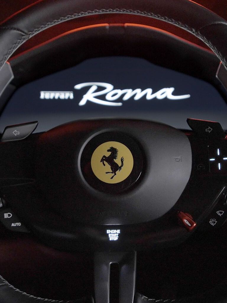 Ferrari Roma のステアリングホイール：ガイド & 特徴 - Ferrari.com