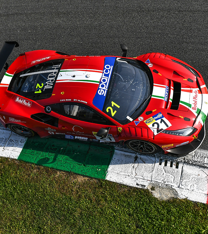 The Italian GT Endurance Championship closed on a decidedly autumnal day at Monza with Ferrari celebrating the GT3 Pro-Am title won by AF Corse’s Simon Mann.