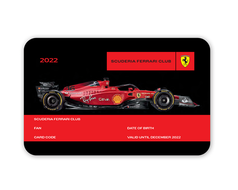 Card, Scuderia Ferrari Club