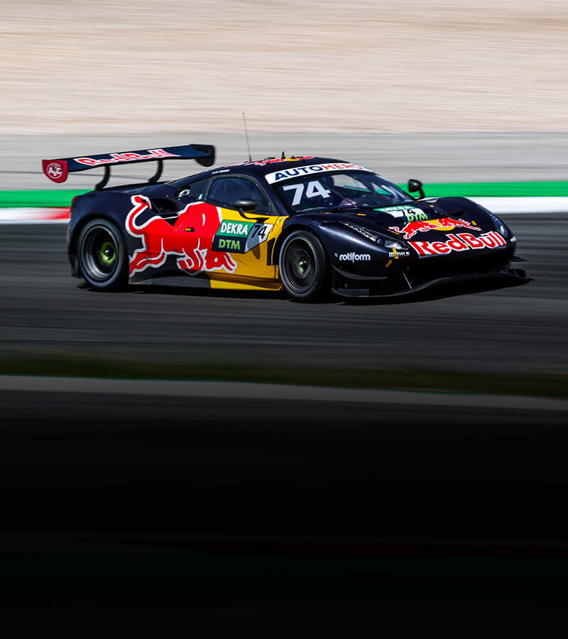 Ferrari back on the podium in the DTM thanks to a solid performance from Felipe Fraga in the Red Bull AF Corse-run 488 GT3 Evo 2020. 