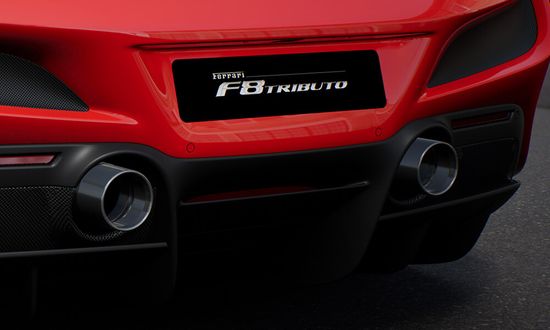 Ferrari Genuine - F8 Tributo: Titanium exhaust tailpipes