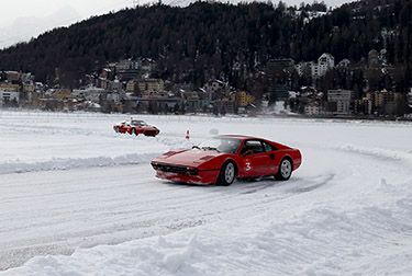 The latest Corso Pilota Classiche offered a spectacular chance to drive some of the beautiful Prancing Horses in history on ‘The ice’ – the St Moritz international Concours of Elegance