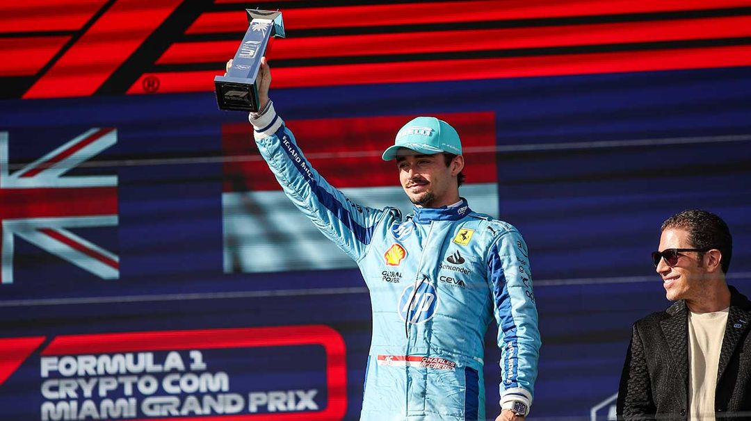 Back on the podium