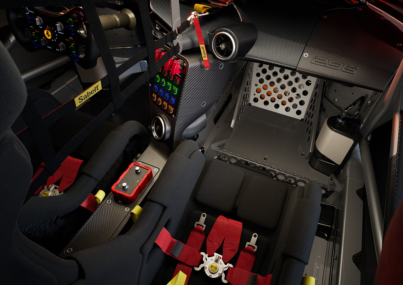 Ferrari 296 GT3 Biposto - Interior