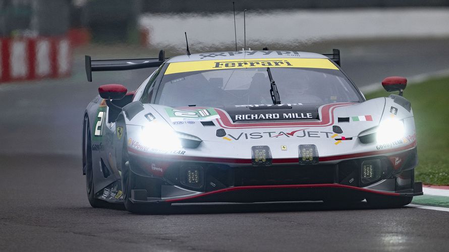 Ferrari 296 LMGT3 Evo makes positive start at Imola Prologue