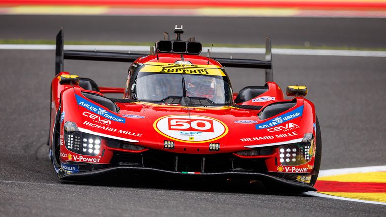 Ferrari eighth in qualifying at Spa