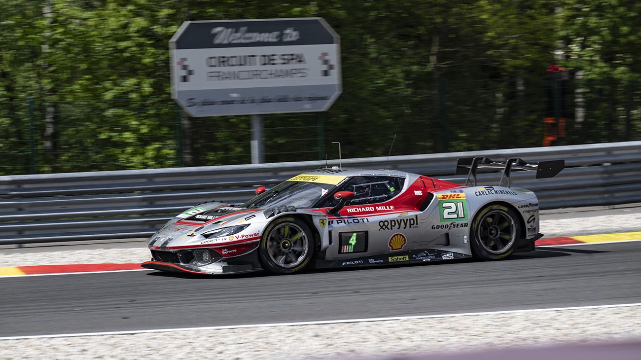 Fourth place for Ferrari 296 LMGT3 Evo at Spa